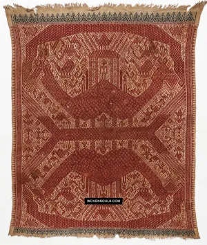 1825 Antique Sumatra Tampan Ship Cloth