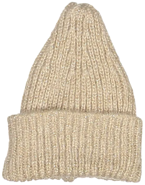 7024-BABY HAT WOOL-GOLD