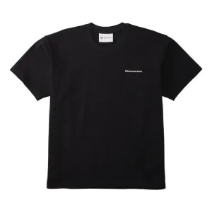 adidas originals x Pharrell Williams Crossover Casual Breathable Sports T-Shirt Solid Color Short Sleeve Black T-Shirt, black