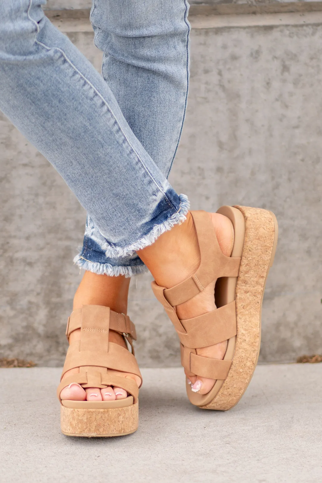 Amenda Platform Sandal Wedge