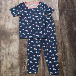 Bestaroo Short Sleeve PJ Set - Navy Spring Bloom