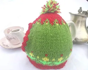 Bliss - Tea Cosy Woolen, Hand Knitted, Hand Made, Washable, Good for Serving Guests, Keeps Tea hot, Random Colors, Excellent for Gifting, Wedding Gift, Color can Differ, Woolen Made