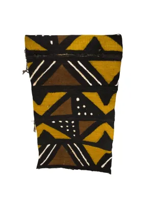 Cotton Mud Cloth Throw Blanket, Small 30"x56"