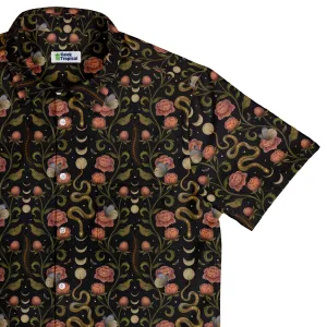 Episodic Serpent Garden Pink Button Up Shirt