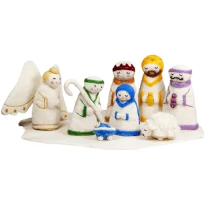 Felt Holy Family Nativity Wild Woolies