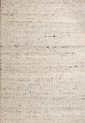 Ola Wave 400 x 300 cm New Zealand Wool Rug - Speckled Grey